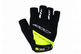 MANUSI B-RACE CU GEL NEGRU/LIME, L, Pegas