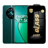 Folie de Protectie pentru Realme 12+, TEO, Sticla Securizata ESD, Margini Negre, Rezistenta la Zgirieturi, Antistatica, 0.35 mm, Transparenta