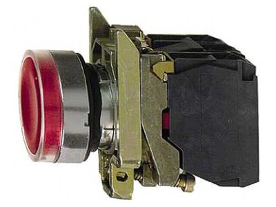 Comutator Acționat prin Apăsare 22mm 1NC/1NO XB4BW34B5 foto