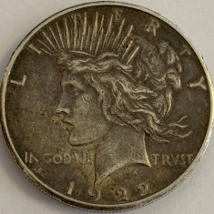 AMERICA\SUA 1 DOLLAR 1922 S. ARGINT, PATINAT foto