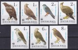 DB1 Ungaria 1983 Fauna WWF Pasari Rapitoare 7 v. NDT MNH