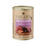 LUGER 039;S HRANA UMEDA CONSERVA PISICI CU VITA CREVETI 400G