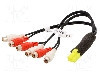 Cablu conectare Clarion, conector RCA, 10 pini foto