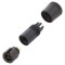 Conector Circular Mufă Tată 4-PIN Aurit 3A