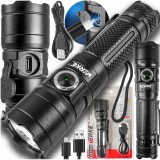 Lanterna din aluminiu, pentru iluminat, 1300 Lm, 4000 Mah, Verke