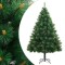 vidaXL Brad de Crăciun artificial cu suport și balamale, 150 cm 356751