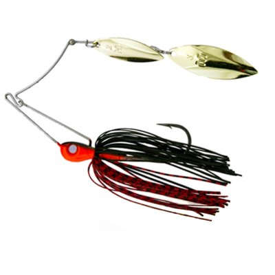 SPINNERBAIT MUSTAD ARM LOCK 10G BLACK ORANGE foto