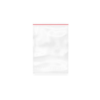 Pungi cu Fermoar Ziplock Transparente, 200x200 mm, cu Sistem de Resigilare, 100 Buc/Set, Grosime Folie 40 Microni foto