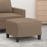 VidaXL Taburet, cappuccino, 60x50x41 cm, piele ecologică