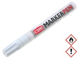Marker Alb cu Vopsea, Capăt Rotund 3mm