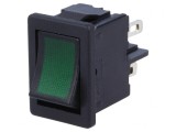 Comutator Balansier Verde 4A 250V IP40 Cu Lumină 230V