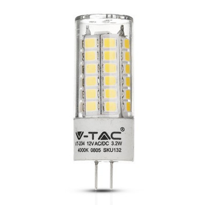 Bec LED G4 3.2W 6400K alb rece foto