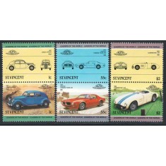 St Vincent 1985 Mi 798/803 MNH - Automobile