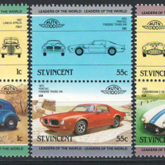 St Vincent 1985 Mi 798/803 MNH - Automobile