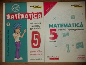 Matematica clasa a 5-a (partile I, II)- Sorin Peligrad, Dan Zaharia