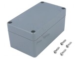 Carcasă universală ABS gri &icirc;nchis IP65 65mm x 115mm x 55mm