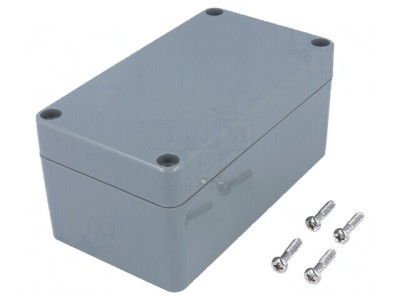 Carcasă universală ABS gri &amp;icirc;nchis IP65 65mm x 115mm x 55mm foto