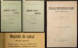 rare 4x Ion Ionescu MOMENTE STATICE POLARE / ABSOLUTE (Gazeta Matematica) MASINI CALCUL, INCARCAREA CONTRUCTIILOR Fizica Calcule Structuri Constructii