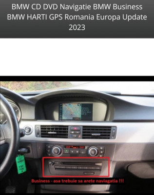 BMW CD DVD Navigatie BMW Business BMW HARTI GPS Romania Europa Update 2023 foto