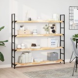 VidaXL Rafturi suspendate 4 buc. 160x20x4cm lemn masiv acacia netratat