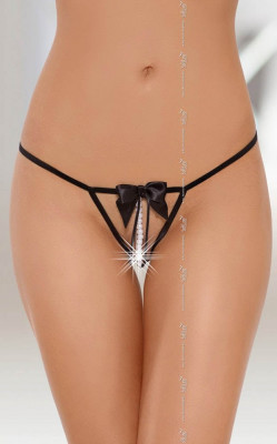 Lenjerie sexy - String 2356, negru, S/L foto