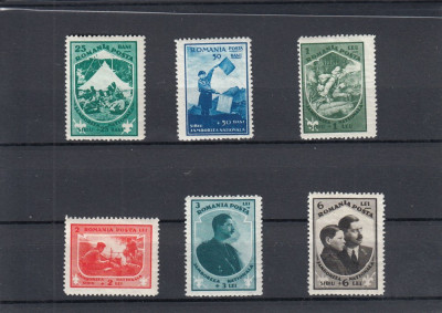 ROMANIA 1934 LP 98 JAMBOREEA NATIONALA SIBIU SERIE MNH foto