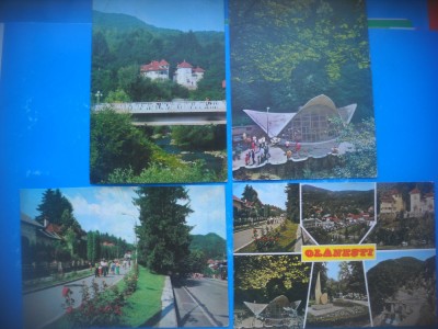 HOPCT LOT 3962 - 4 CARTI POSTALE-BAILE OLANESTI . -JUD- VALCEA-CIRCULATE foto