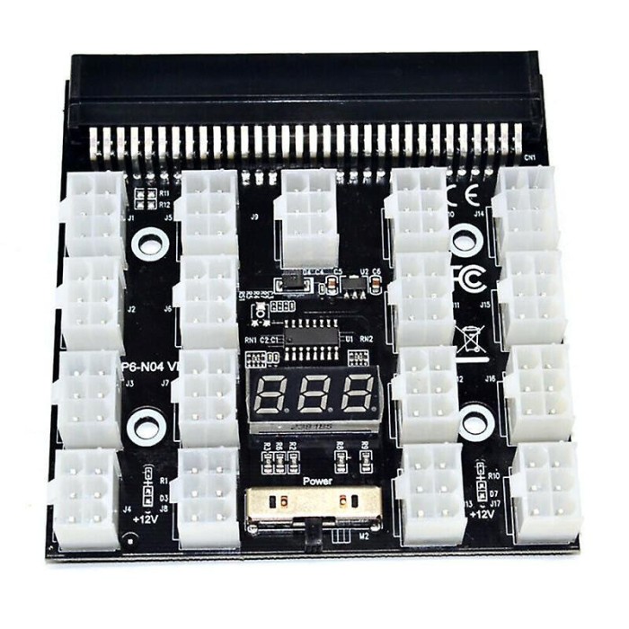 Adaptor breakout board mining sursa alimentare server OKY2403