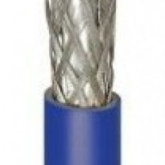 Rola cablu de retea cat.7A+ S/FTP (PiMF) Bleu CU 100m, Goobay 91893