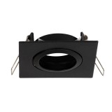Rama spot Azer GU10 85X85mm, negru, Metsan