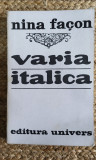 VARIA ITALICA-NINA FACON