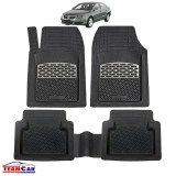 Volkswagen Passat B6 Sedan Covorase Auto TeamCar&reg; Tip Tavita Compatibile (2005&ndash;2010) Silver, Cauciuc
