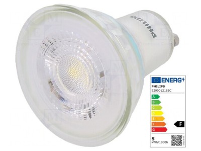 Lampă LED GU10 4,6W 6500K Alb Rece foto