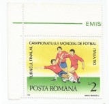 Rom&acirc;nia, LP 1237/1990, Turneul final al CM de Fotbal, Italia, eroare 1, MNH