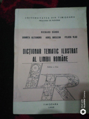 Dictionar tematic ilustrat al limbii romane-R.Sarbu,D.Alexandru,A.Breilean,FVLad foto