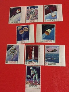 FUJEIRA, SPACE - SERIE COMPLETĂ MNH