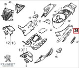 Cumpara ieftin Carena laterala stanga spate originala Peugeot Speedfight - Speedfight 2 - Speedfight - WRC - X-Race - X-Team 2T 50-100cc (galbena)