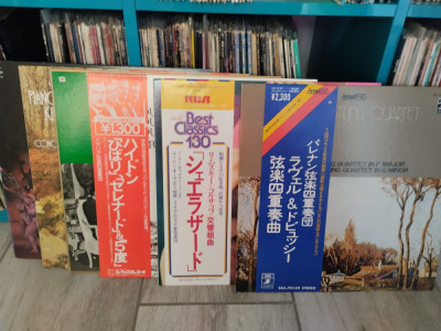 PACK 6 Discuri Vinil PRESE JAPONEZE -Editii FOARTE Rare- Clasica -SUPER OFERTA ! foto