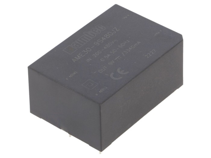 Convertor AC/DC 30W 9VDC pentru PCB