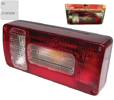 Lampa auto Carpoint pentru remorca cu lampa numar partea dreapta , 12V , 21,5x10cm , 1 buc. Kft Auto foto