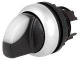 Comutator Rotativ 22mm Poziție Stabilă 2 Albă