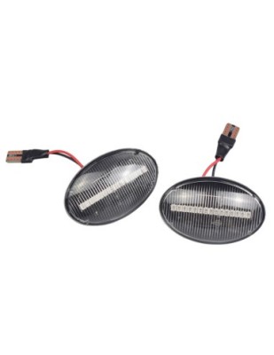 Set 2 Semnalizari Aripa LED dinamice cu sticla clara dedicate pentru pentru Opel Astra F, Corsa B, Corsa C, Meriva, Combo B/C foto
