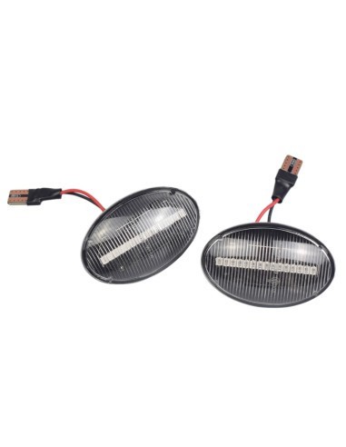 Set 2 Semnalizari Aripa LED dinamice cu sticla clara dedicate pentru pentru Opel Astra F, Corsa B, Corsa C, Meriva, Combo B/C