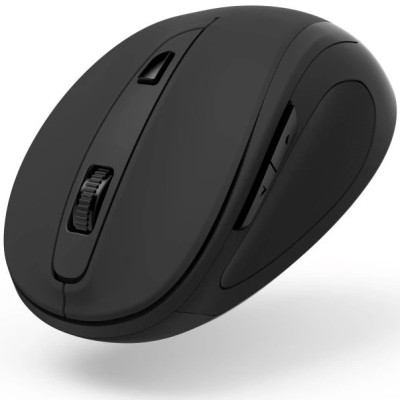 Mouse Hama Wireless Optic Cu 6 Butoane Mw-400 V2, Ergonomic, Receiver USB, Negru foto