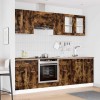VidaXL Set dulapuri de bucătărie cu sertar Lyon 8 pcs Stejar afumat