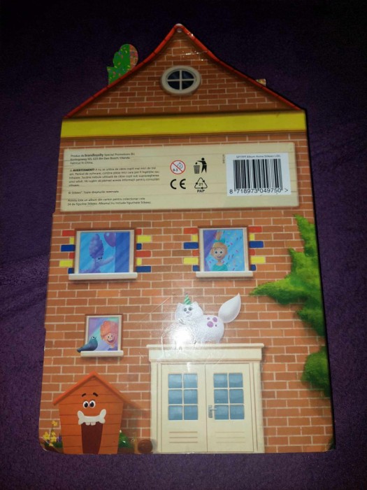 Album joc Stikeez happy home cu figurine,ventuze stikeez mega popz,colectie