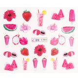 Cumpara ieftin Tatuaj Unghii LUXORISE Pink Summer, BN-1791