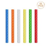 Decoratiuni reflectorizante pentru spite bicicleta, 12 buc, 7,5 cm, multicolor, CMCLASS