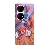 Husa compatibila cu Huawei Nova Y70 model Sonic Mania, Silicon, TPU, Viceversa, Transparent, Carcasa