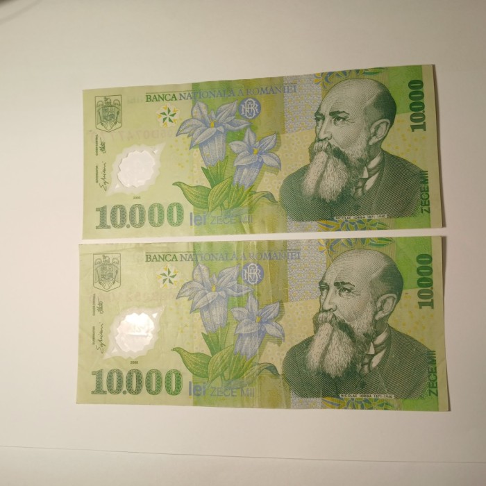 Di. 57. Bancnote 10 000 lei din 2000 circulete